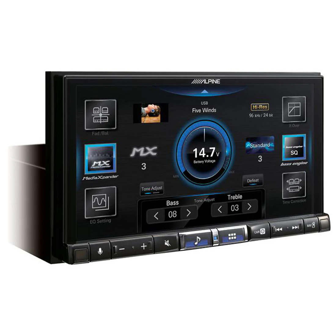 Alpine ILX-507 7" Digital Multimedia Receiver | SiriusXM SXV300V1C Connect Vehicle Tuner Bundle - Image 4