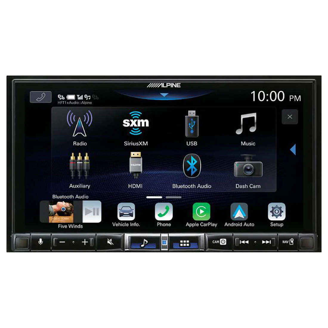 Alpine ILX-507 7" Digital Multimedia Receiver | Pioneer TS-A653CH 6.5" Component Speaker System | Kenwood DRV-A510W Dash Cam Bundle - Image 2