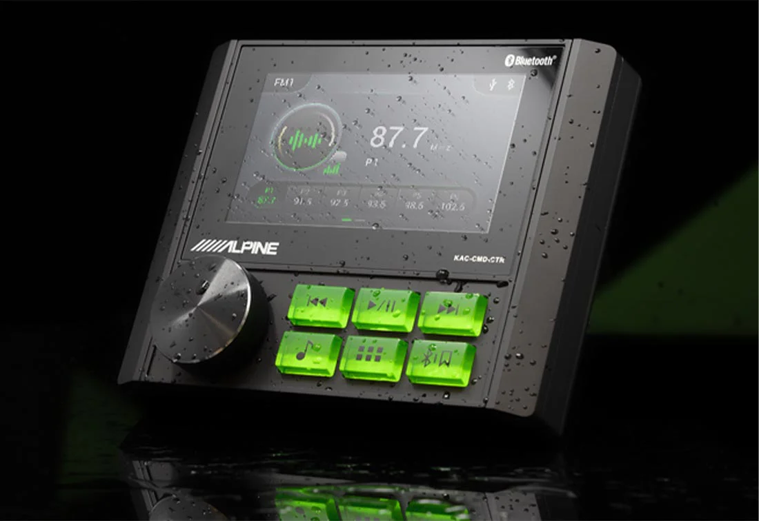 Alpine KAC-CMD-CTR All-Weather Digital Media Receiver for ATVs and UTVs (KACCMDCTR) - Image 9