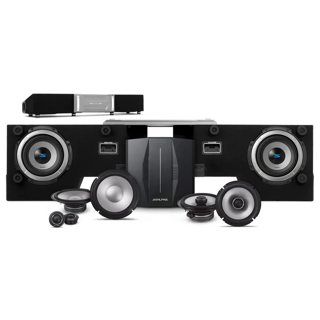 Alpine PSS-23FORD-F150 8-Speaker Premium Sound System Upgrade for 2018-25 Ford F-150 Crew Cab (PSS23FORDF150)