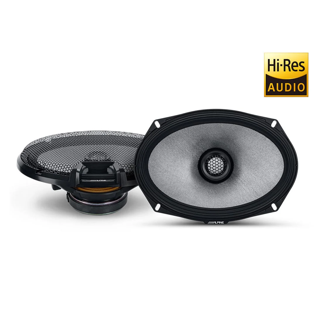 Alpine iLX-W670 Digital Multimedia Receiver | Alpine R2-S69 Speaker Set | EchoMaster RVC 5721 Backup Camera - Bundle - Image 4