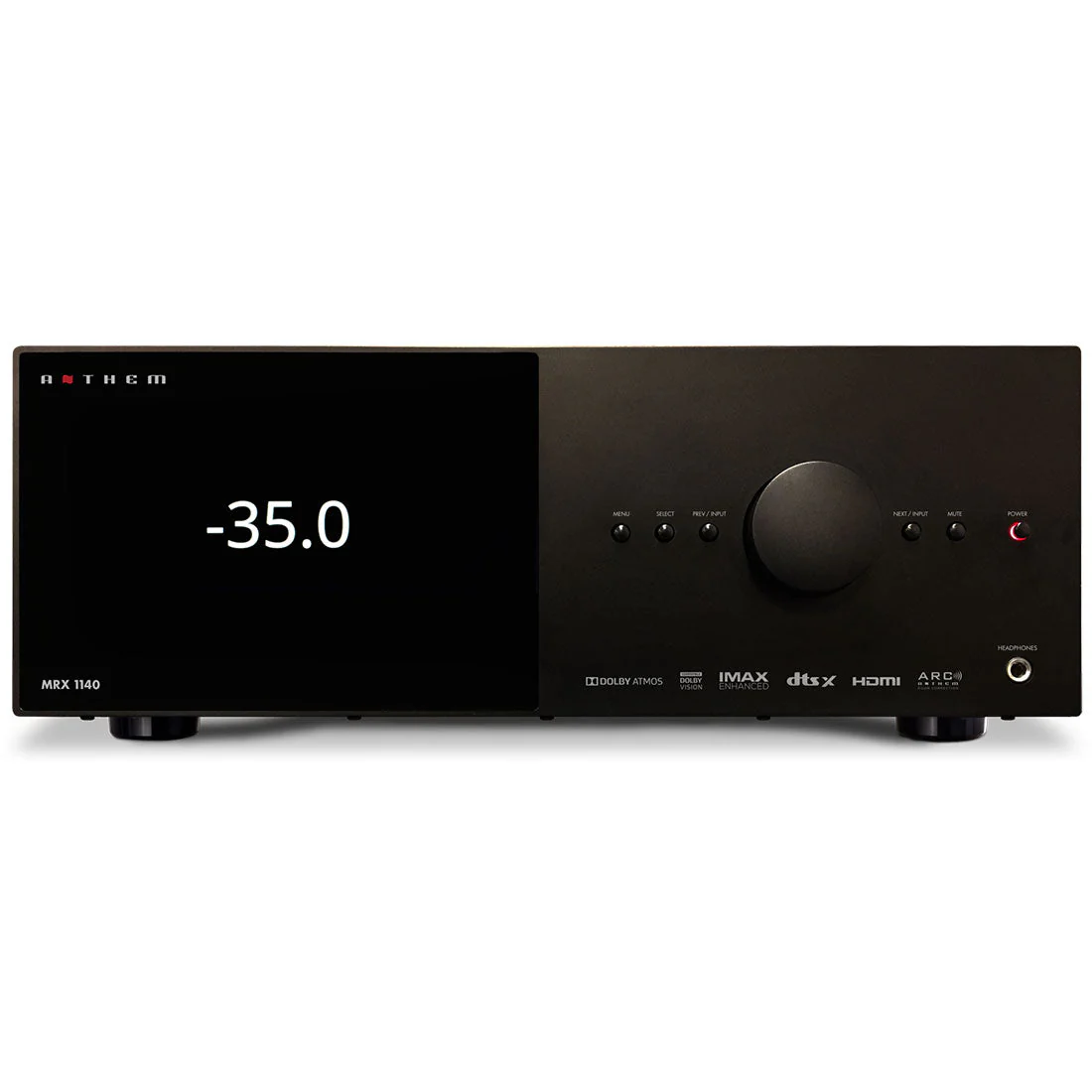 Anthem MRX 1140 Receiver | Paradigm Founder 100F Floor Standing Speakers | Founder 90C Center Channel | Founder 70LCR LCR Speakers - Walnut - Bundle - Image 4