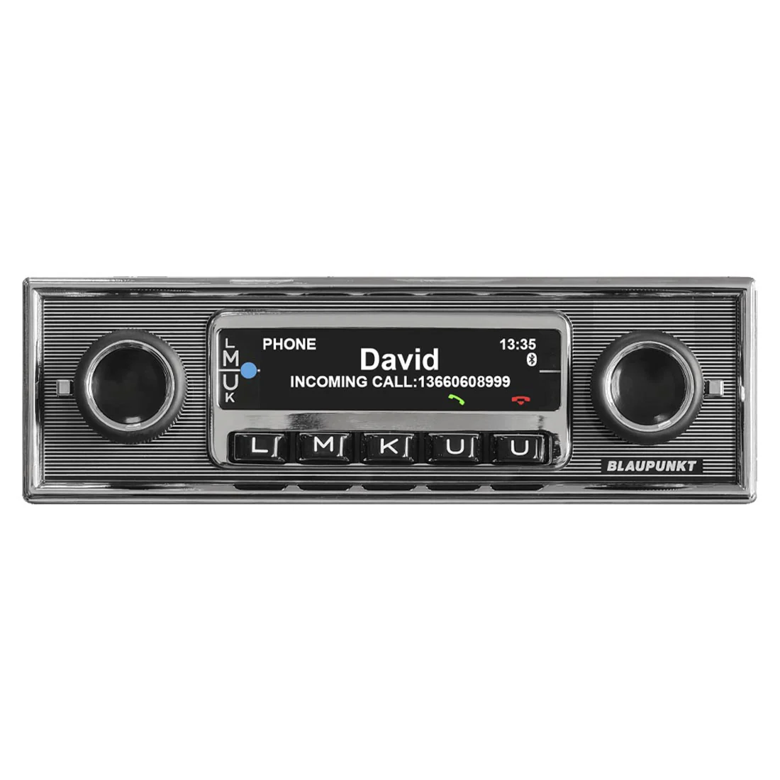 Blaupunkt FRANKFURT Stereo MB Single DIN Mechless Retro Receiver with Bluetooth - Image 2
