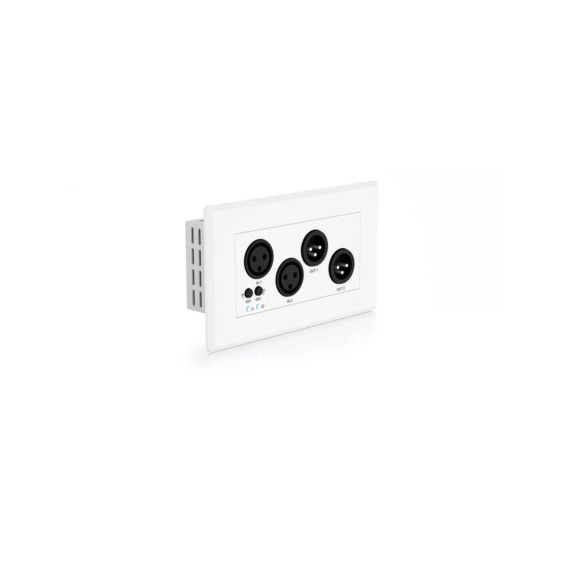 Blustream DA22XLR-WP-EU-V2 XLR Dante Audio Wall Plate (DA22XLRWPEUV2) - Image 7