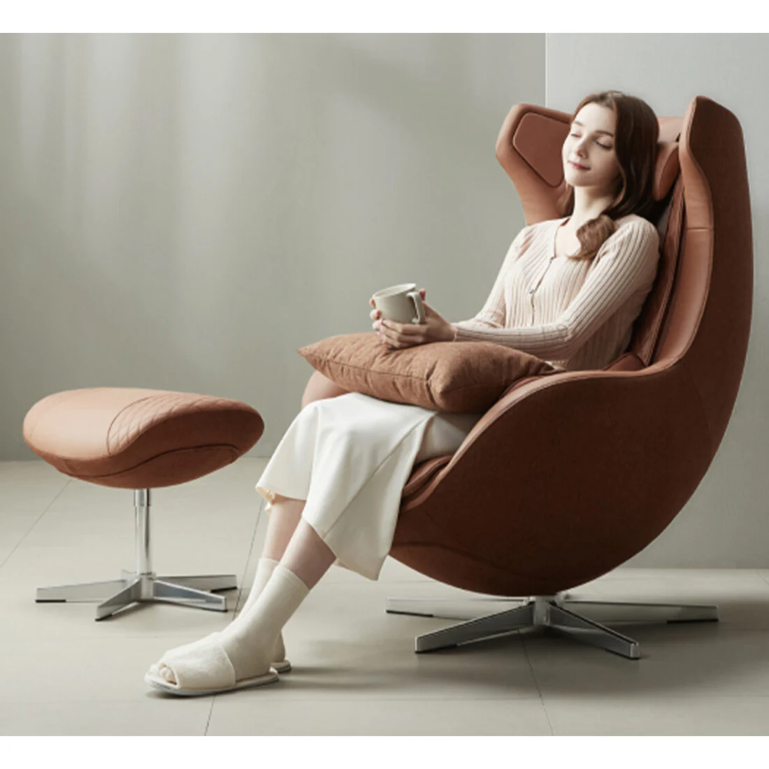 Ceragem M4 Therapeutic Thermal Massager Chair (M4 BROWN) - Image 5