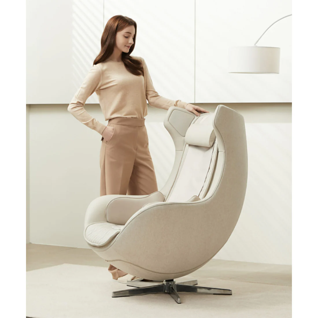 Ceragem M4 Therapeutic Thermal Massager Chair (M4 BROWN) - Image 6