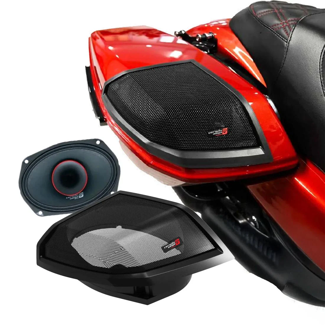 Cerwin Vega RPMPH694LK24 Cut In Lid Kit with PH694 Speakers for 2024+ Harley Davidson Motorcycles (RPMPH694LK24) - Image 2