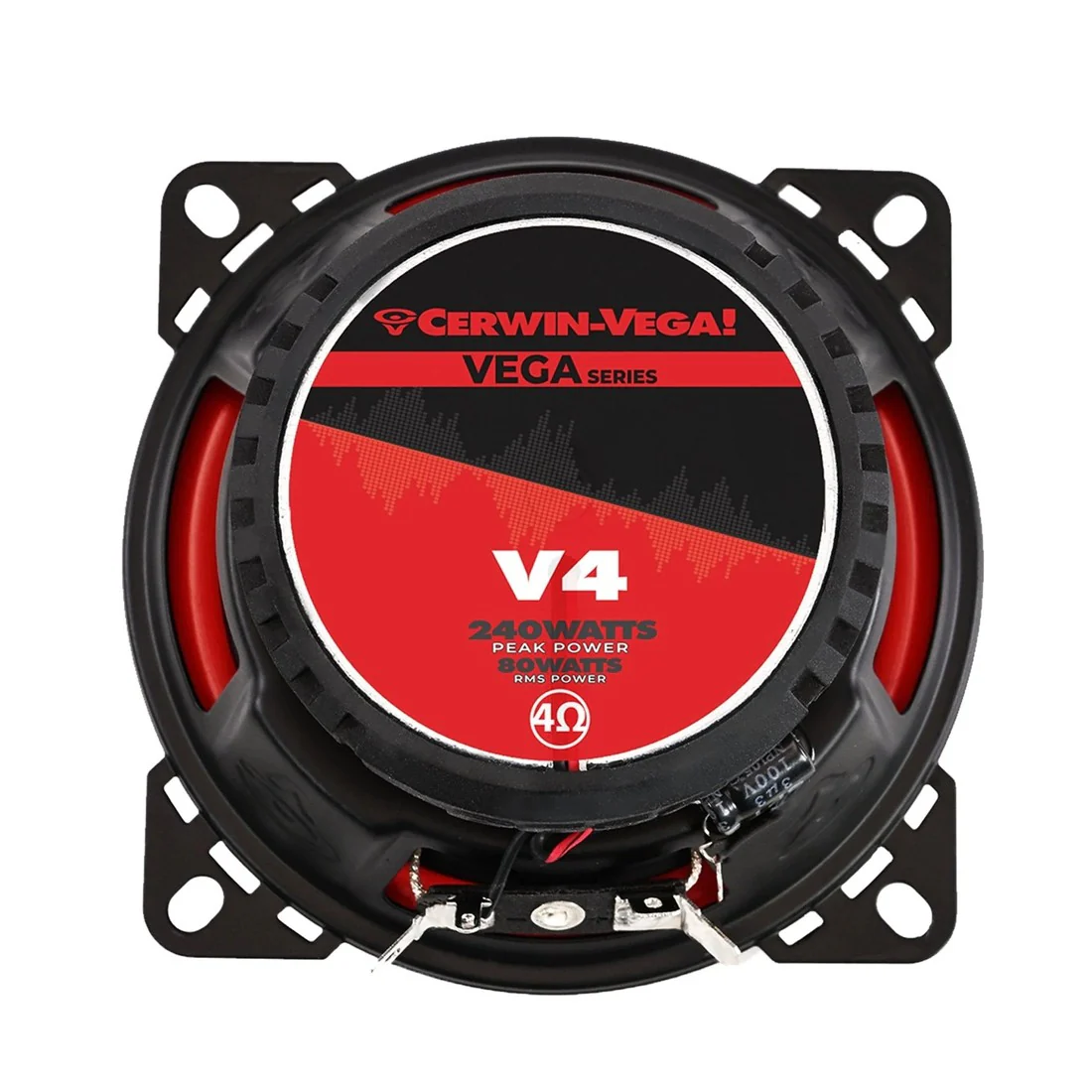 Cerwin Vega V4 VEGA Series 4" 2-Way Coaxial Car Speakers - Pair - Image 6