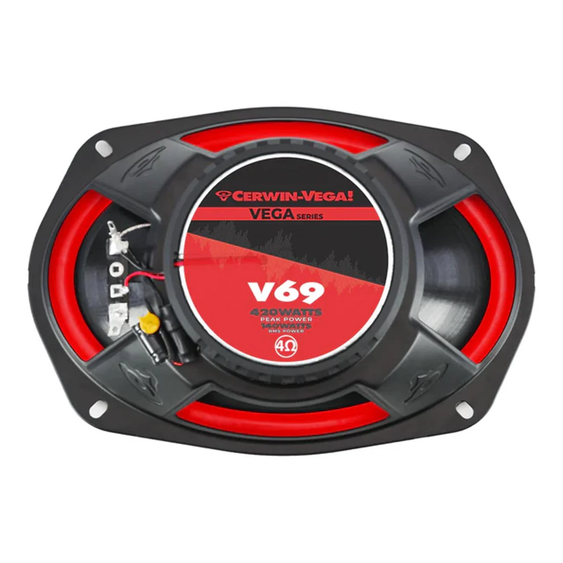 Cerwin Vega V69 VEGA Series 6" x 9" 2-Way Coaxial Car Speakers - Pair - Image 6