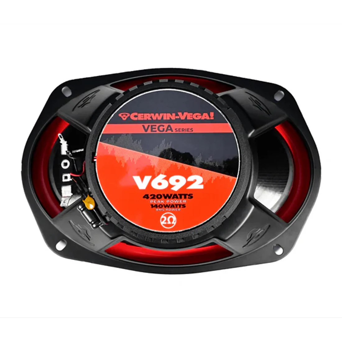 Cerwin Vega V692 VEGA Series 6" x 9" 2-Way 2Ω Coaxial Car Speakers - Pair - Image 6