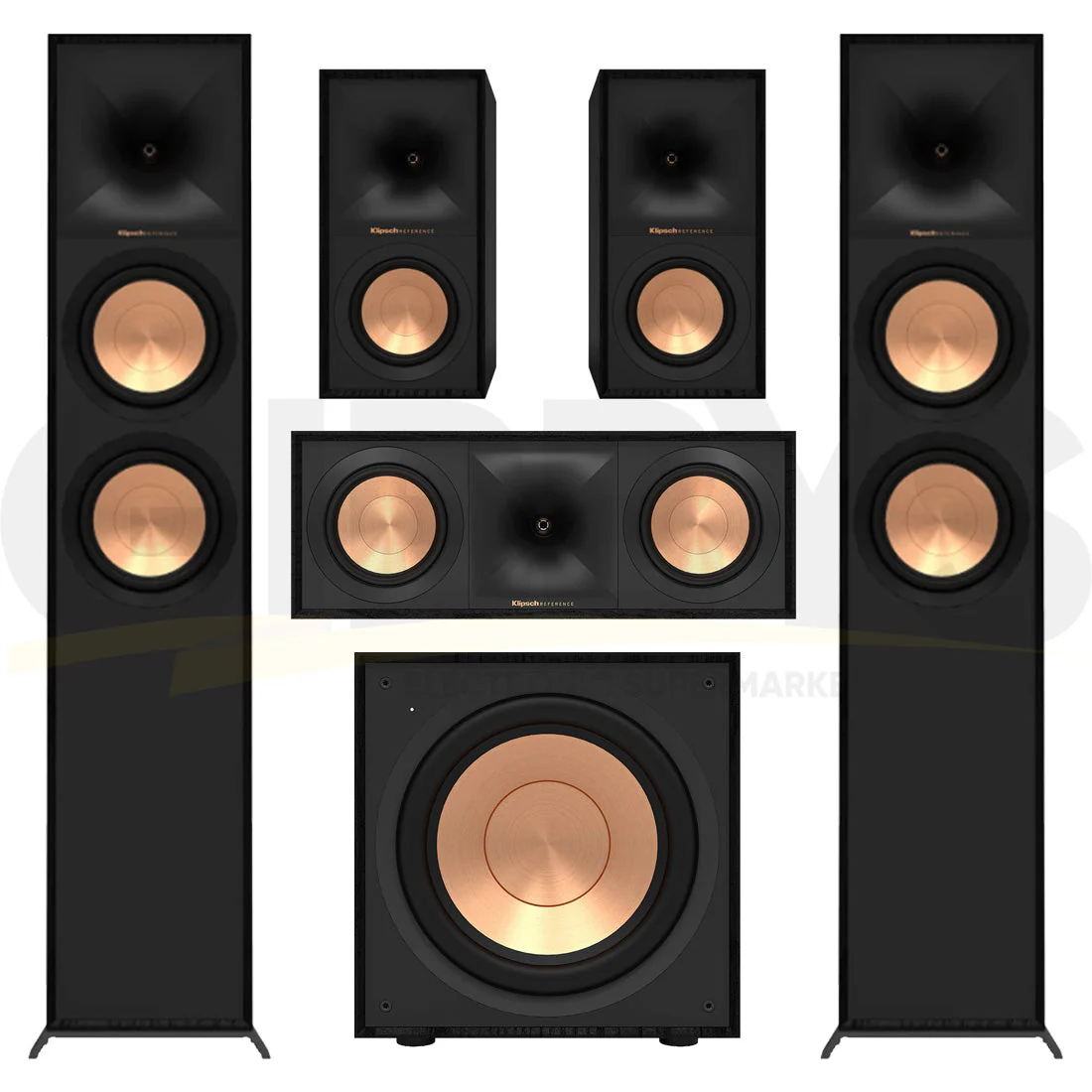Denon AVR-S670H 5.2 Channel 8K AV Receiver | Klipsch R-600FB Reference 5.1 Speaker Bundle #1 - Image 6