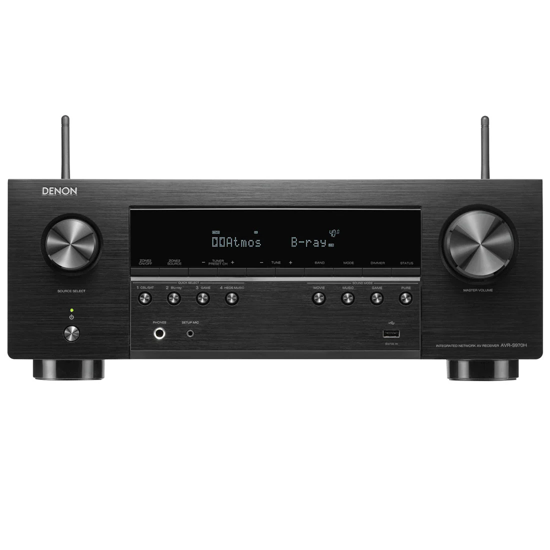 Denon AVR-S970H 7.2 Channel 8K Receiver | Home 250 Speaker Bundle - Image 3
