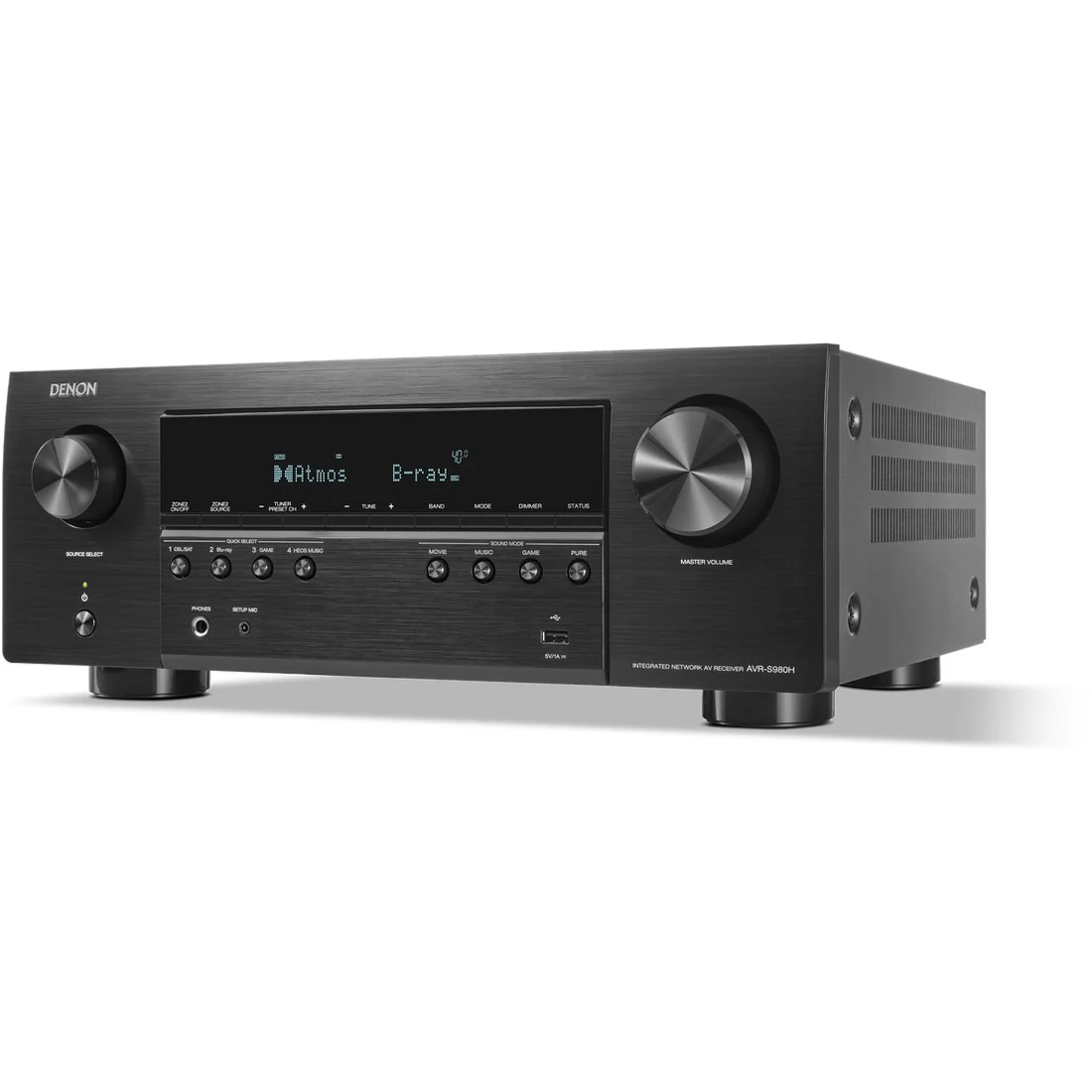 Denon AVR-S980H 7.2 Ch. AV Receiver | Klipsch R-600FB Reference 5.1 Speaker Bundle #1 - Image 2