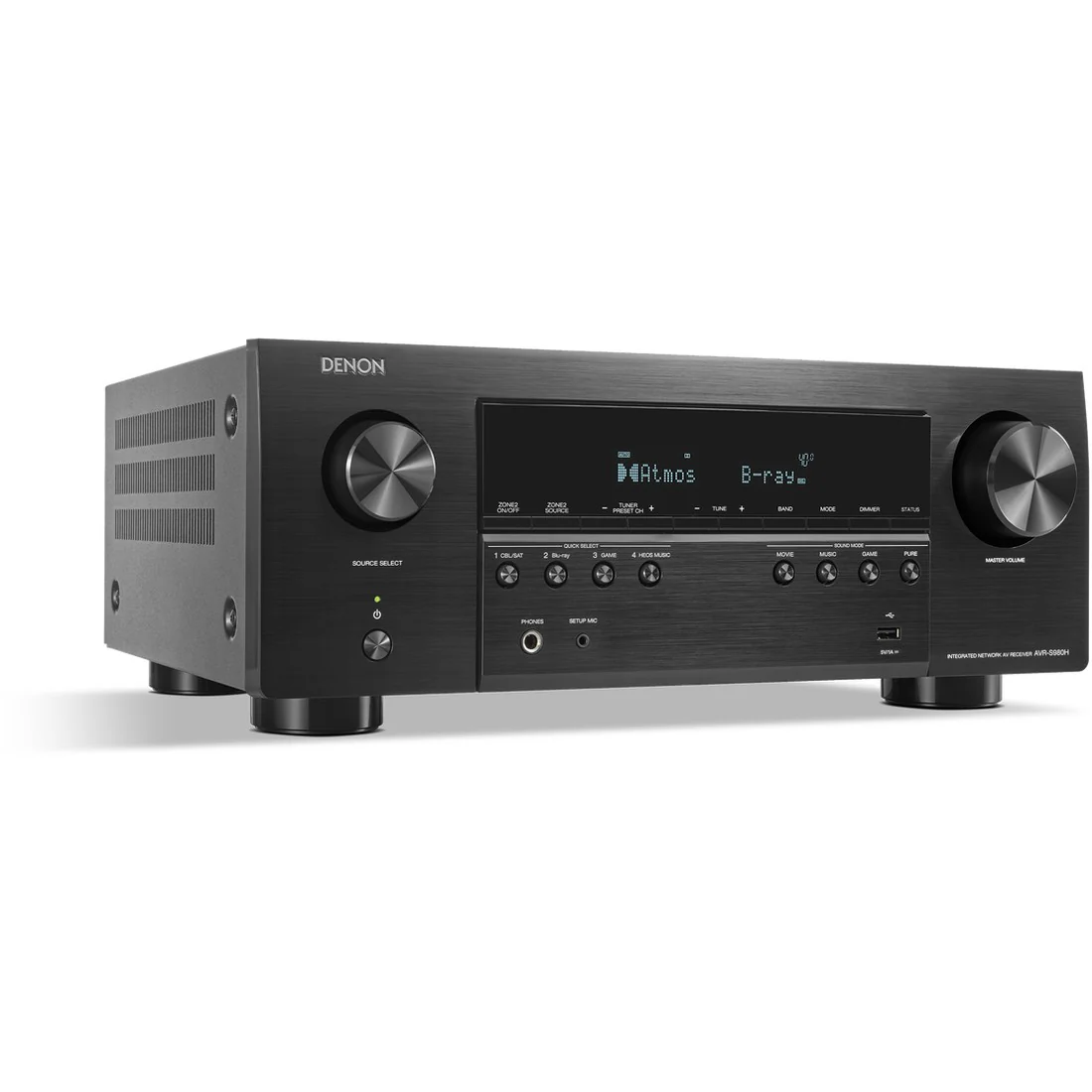Denon AVR-S980H 7.2 Ch. AV Receiver | Klipsch R-600FB Reference 5.1 Speaker Bundle #1 - Image 4