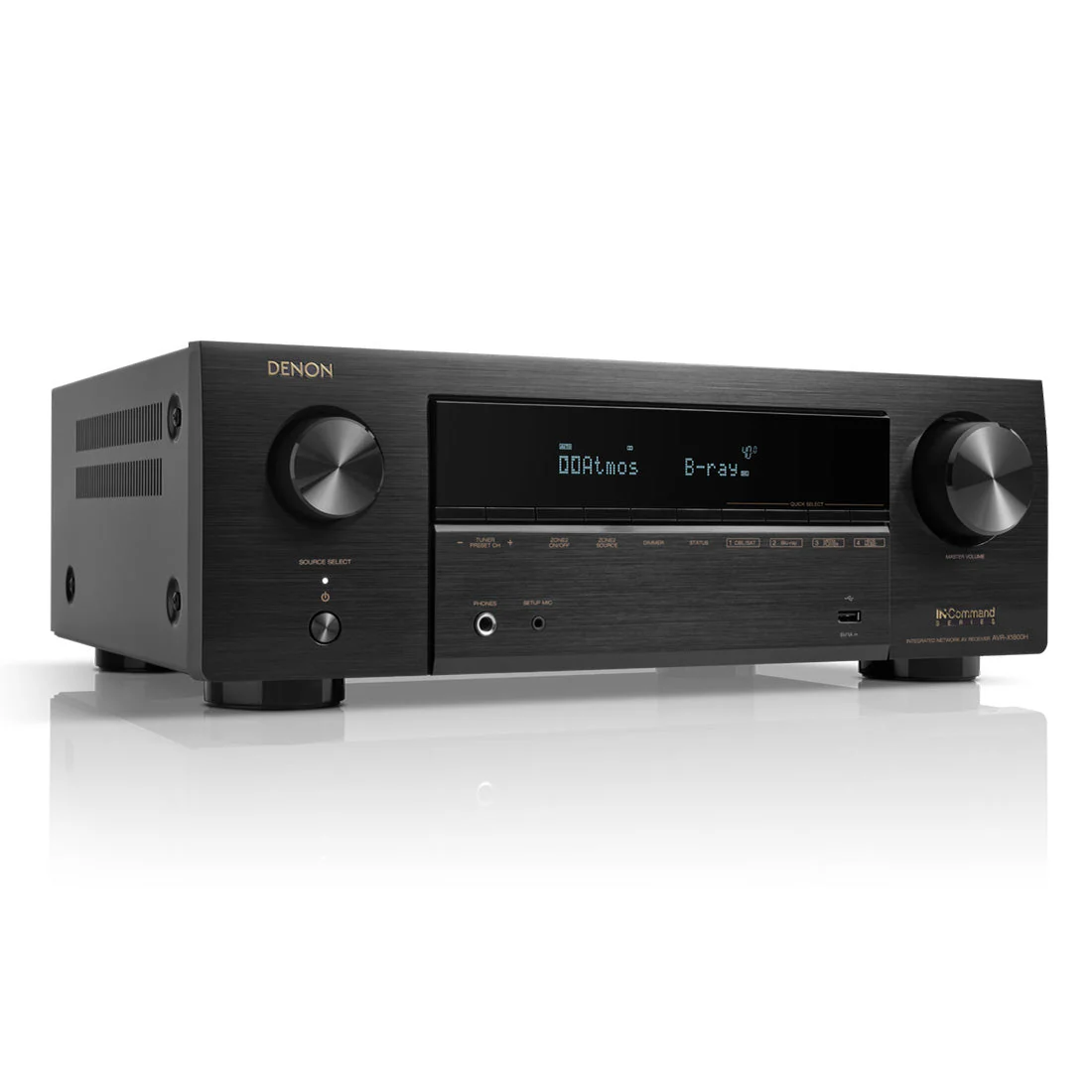 Denon AVR-X1800H 7.2 Channel 8K Receiver | Home Subwoofer Bundle - Image 3