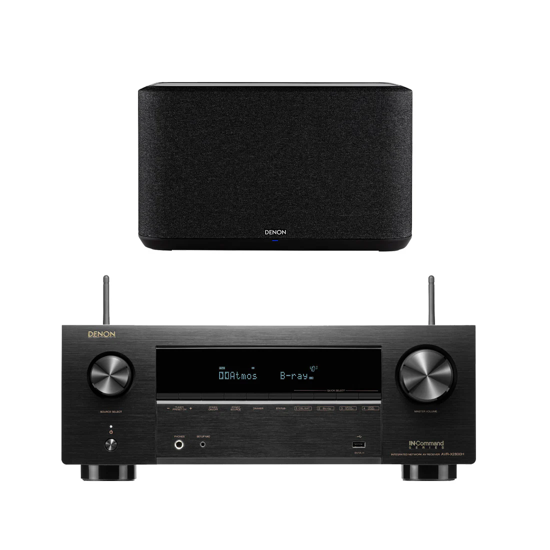 Denon AVR-X2800H 7.2 Channel 8K AV Receiver B-STOCK | Home 350 Speaker Bundle