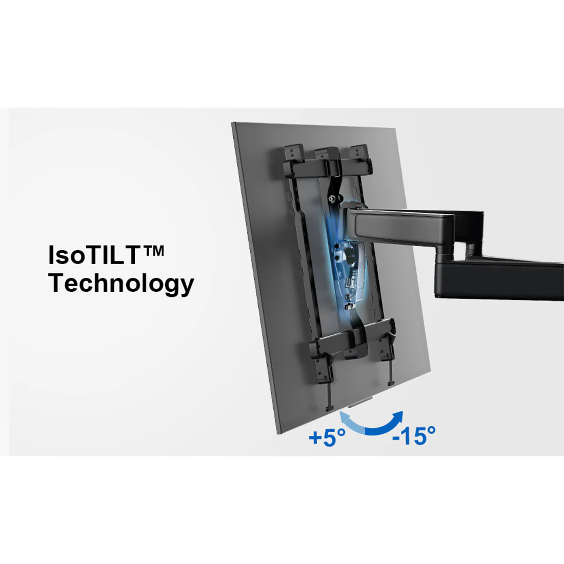 ErgoAV ERMMM6-01B Motion Mount with Dual Arms for TVs 39" to 65" (ERMMM601B) - Image 11