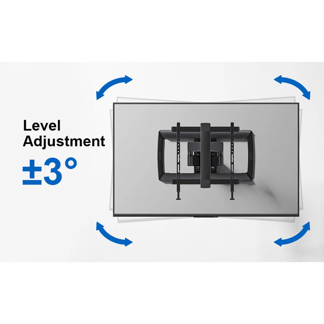 ErgoAV ERMMM6-01B Motion Mount with Dual Arms for TVs 39" to 65" (ERMMM601B) - Image 4