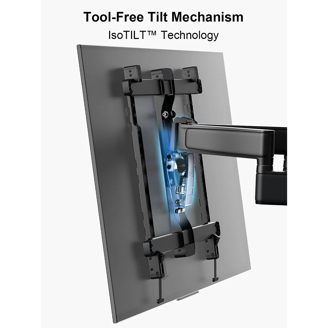 ErgoAV ERMMM6-01B Motion Mount with Dual Arms for TVs 39" to 65" (ERMMM601B) - Image 9