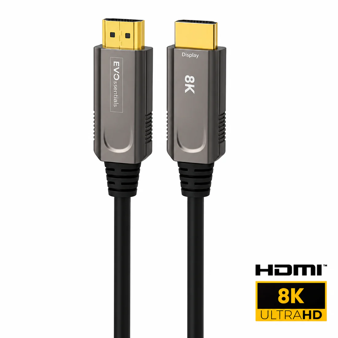 EVOssentials HDMI 2.1V 8K A to A Hybrid Optical Fiber HDMI Cable 6M (EVO-HDFO6M)