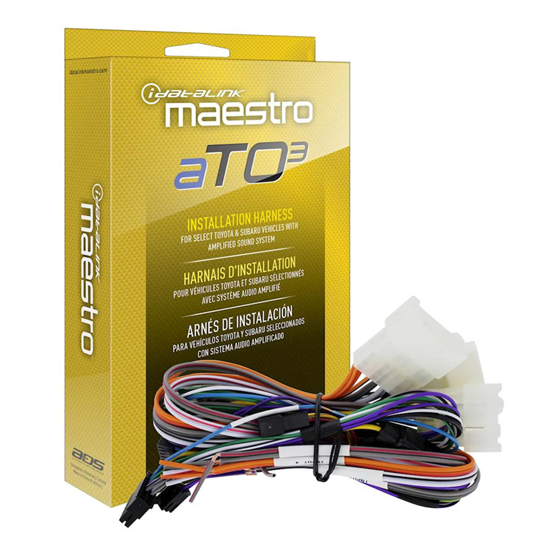 iDatalink Maestro HRN-AR-TO3 Plug and Play Amplifier Harness for Select 2005+ Toyota and Subaru Vehicles (HRNARTO3)