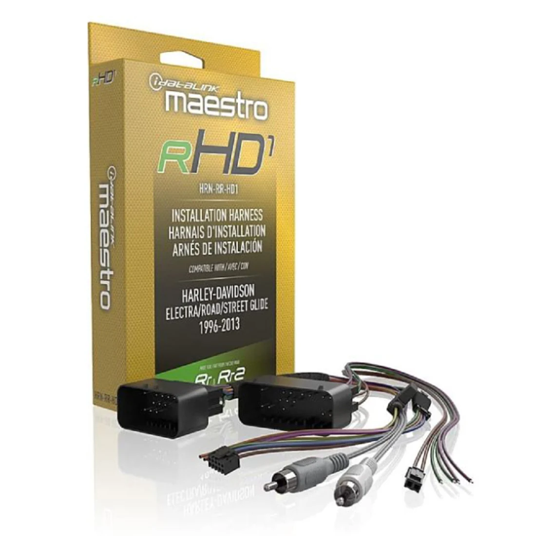 iDatalink Maestro HRN-RR-HD1 Plug and Play T-Harness for Select 2006-2013 Harley Davidson Motorcycles (HRNRRHD1)