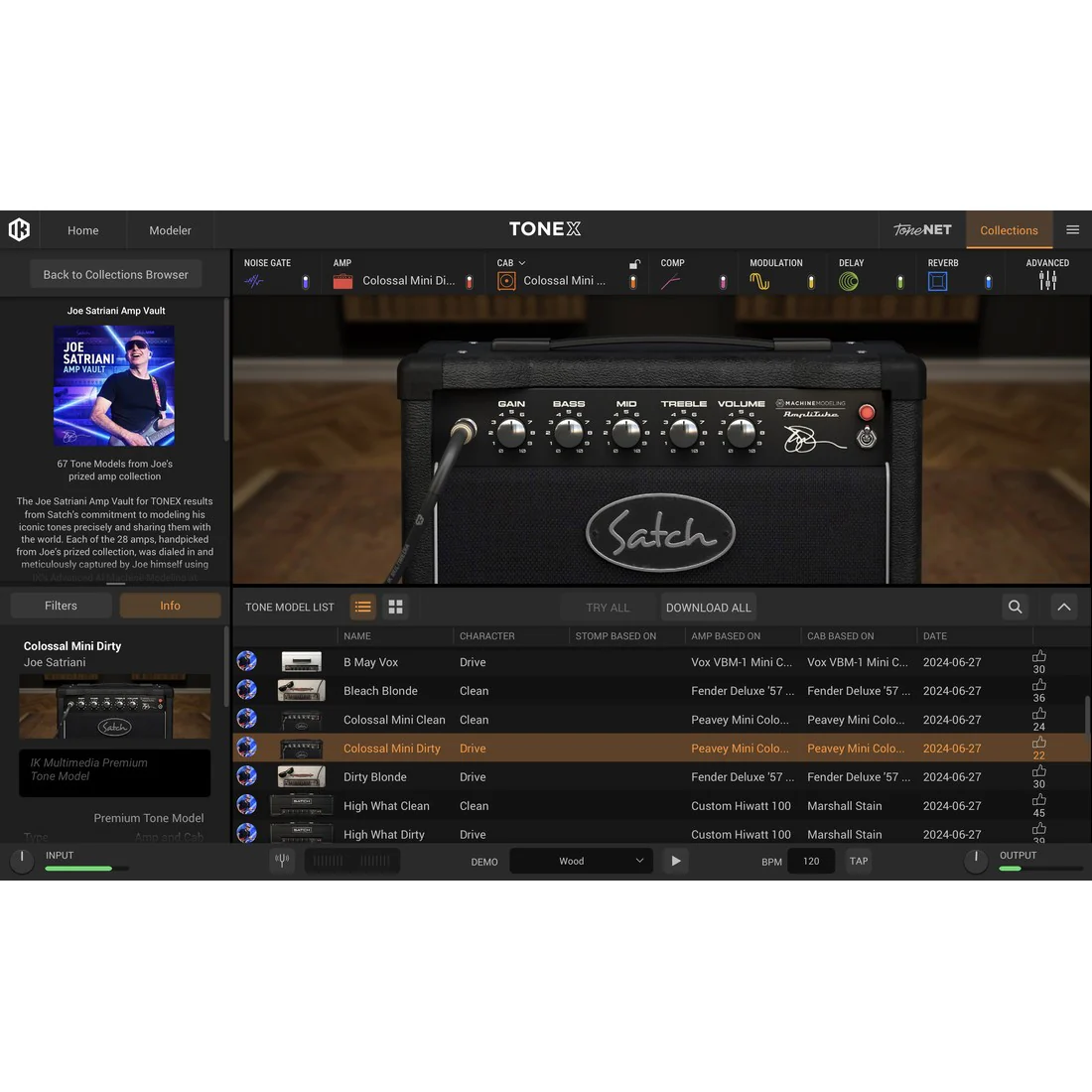 IK Multimedia TONEX Joe Satriani Amp Vault Signature Collection (11-44119) - Image 5