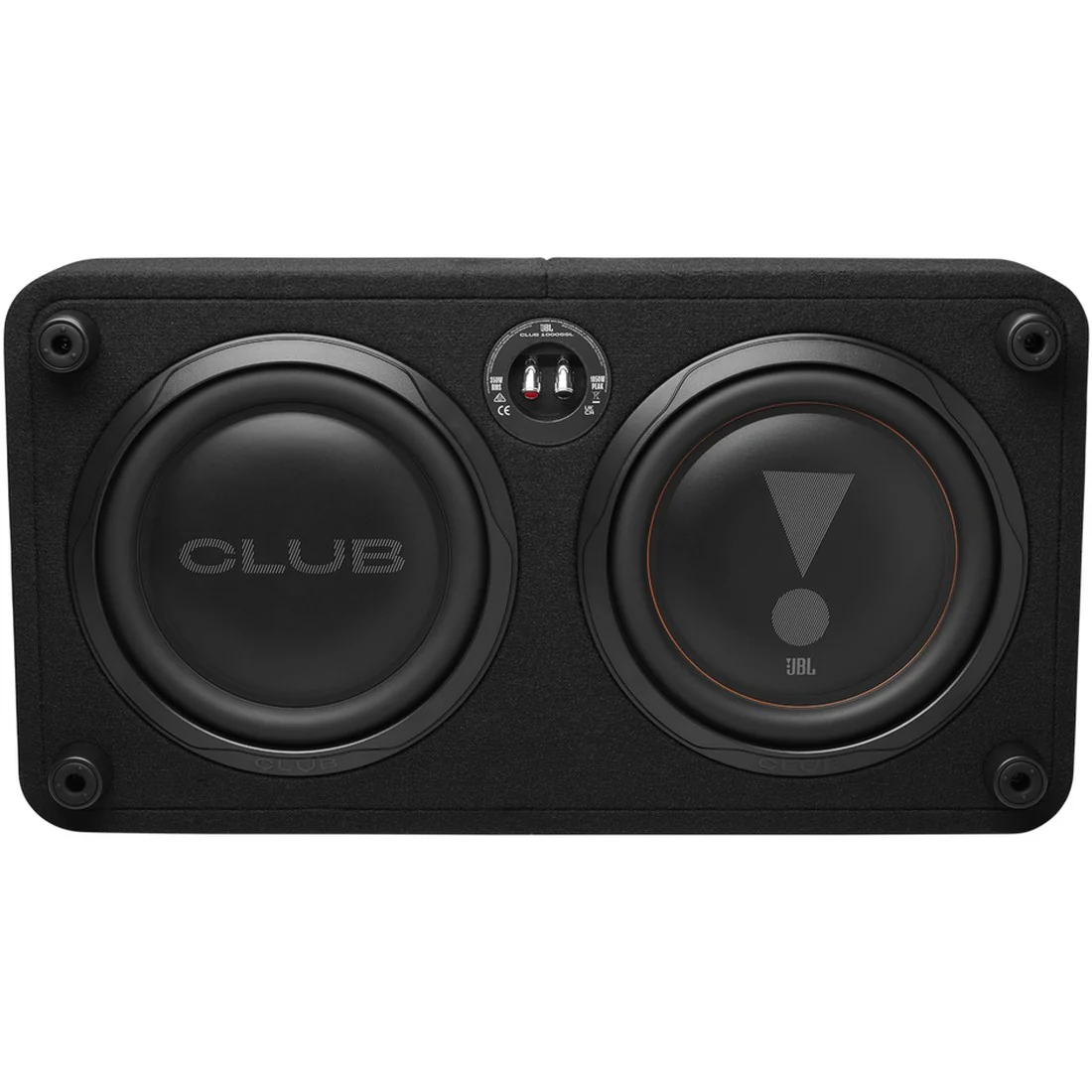 JBL Club 1000SSL Sealed 10" Shallow Subwoofer Enclosure - Black - Image 2