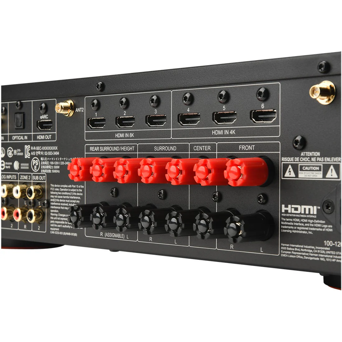 JBL MA710 7.2-Ch 8K HDMI 110W AV Receiver With Dolby Atmos DTS:X - Image 7
