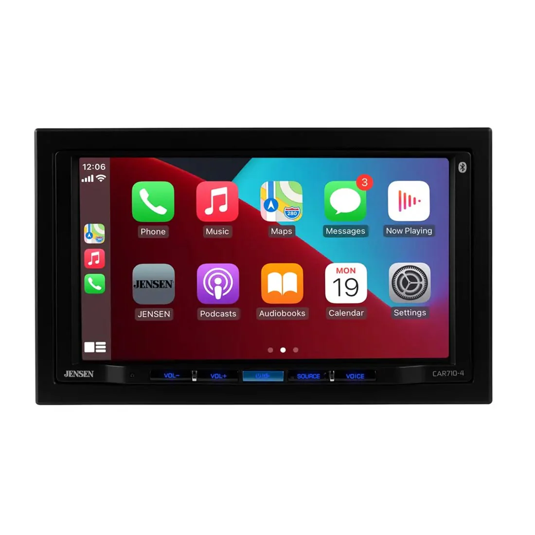 Jensen CAR710-4BC 7" Double DIN Digital Multimedia Receiver with Backup Camera (CAR7104BC) - Image 4