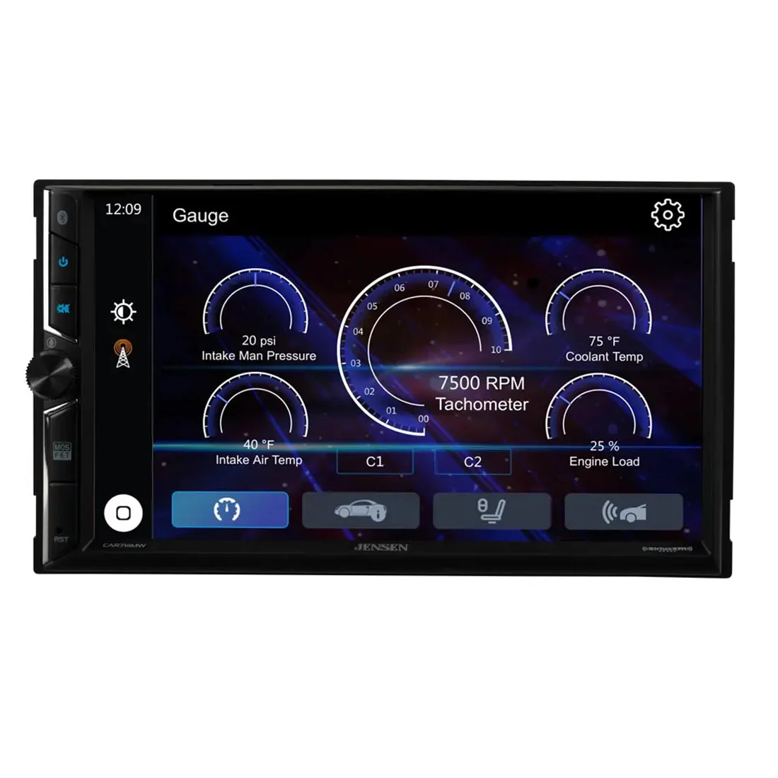 Jensen CAR714MW 7" Double DIN Digital Multimedia Receiver (CAR714MW) - Image 2