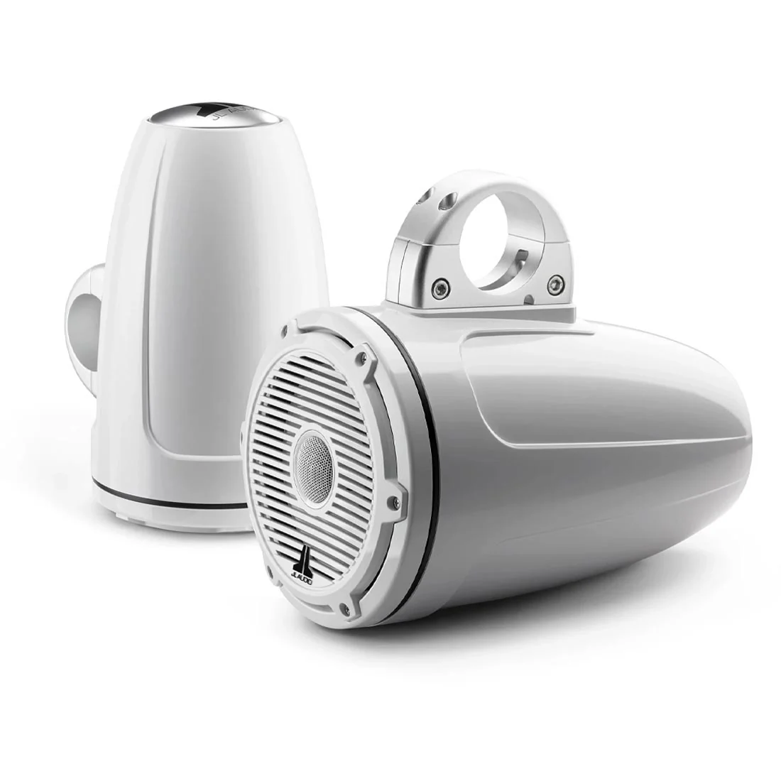 JL Audio M6-770ETXv3-Gw-C-3Gw M6 Series 7.7" Marine Enclosed Tower Coaxial Speakers - Pair - #93690 (M6770ETXv3GwC3Gw)