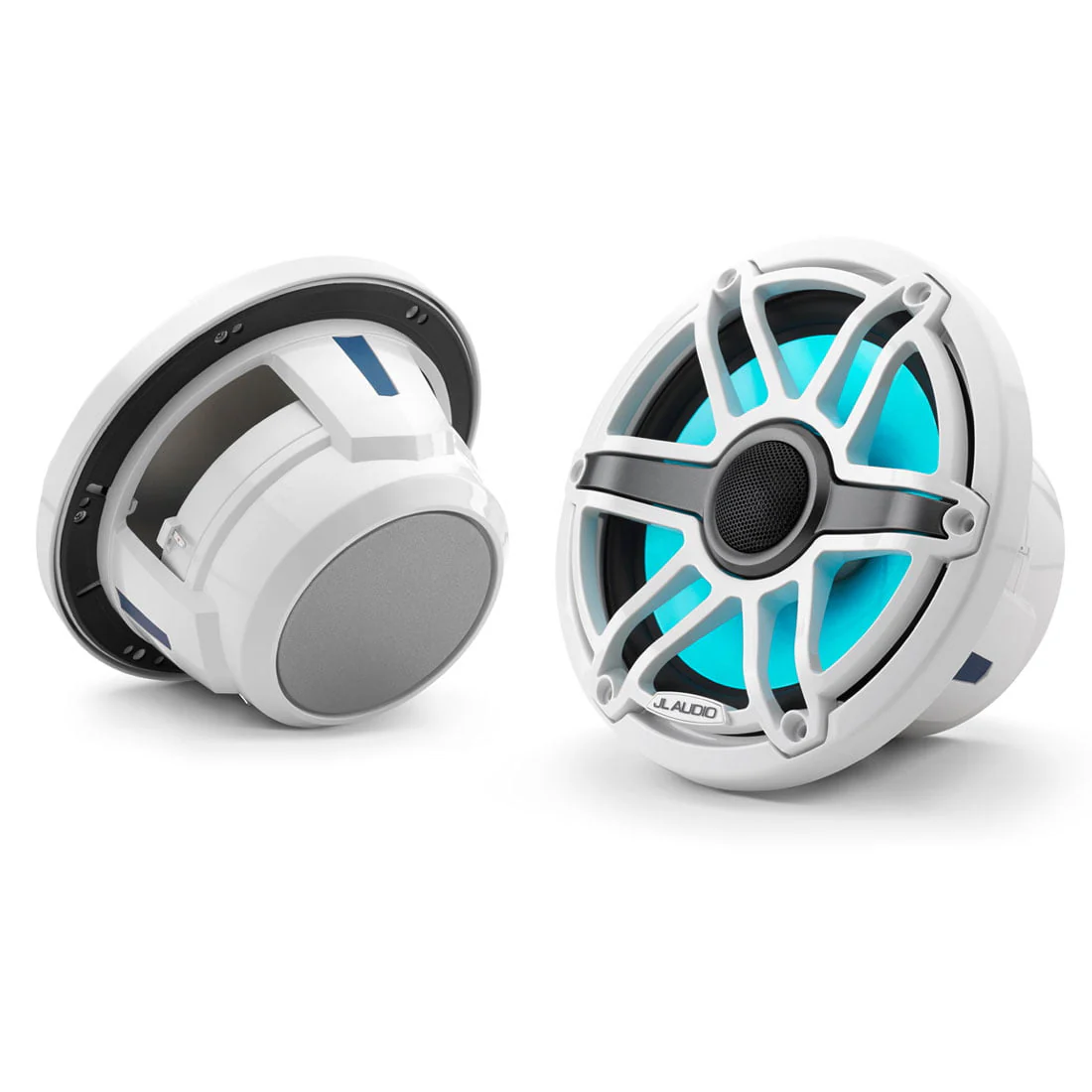 JL Audio M6-770x-S-GwGw-i 7.7" 100 Watt 4 Ohm Marine Coaxial Speakers - Pair - #93602 (M6770XSGwGwi)