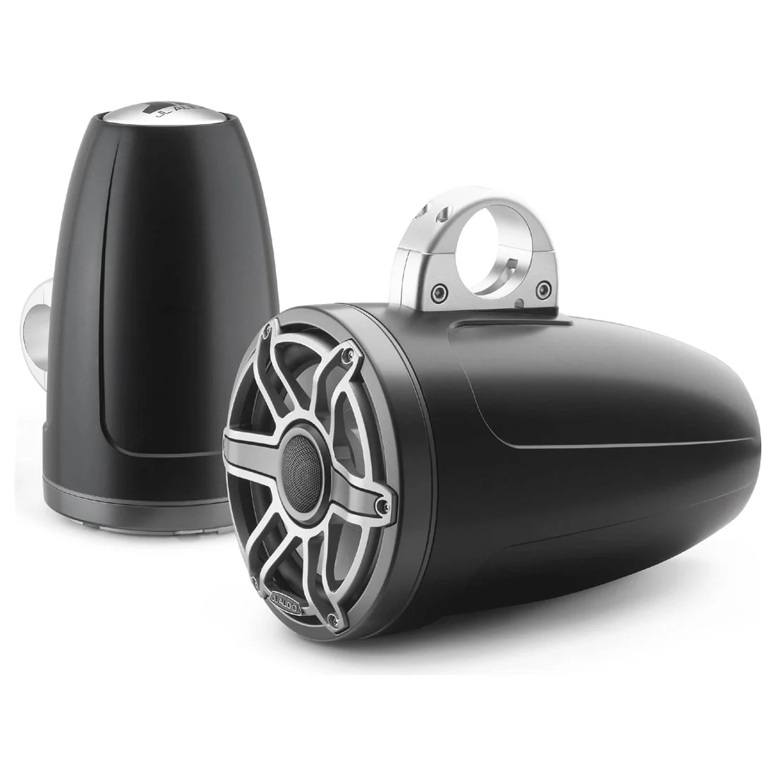JL Audio M6-880ETXv3-Sb-S-GmTi-i 8.8" 125 Watt 4 Ohm Marine Enclosed Coaxial Speakers - Pair - #93663 (M6880ETXv3SbSGmTii) - Image 2
