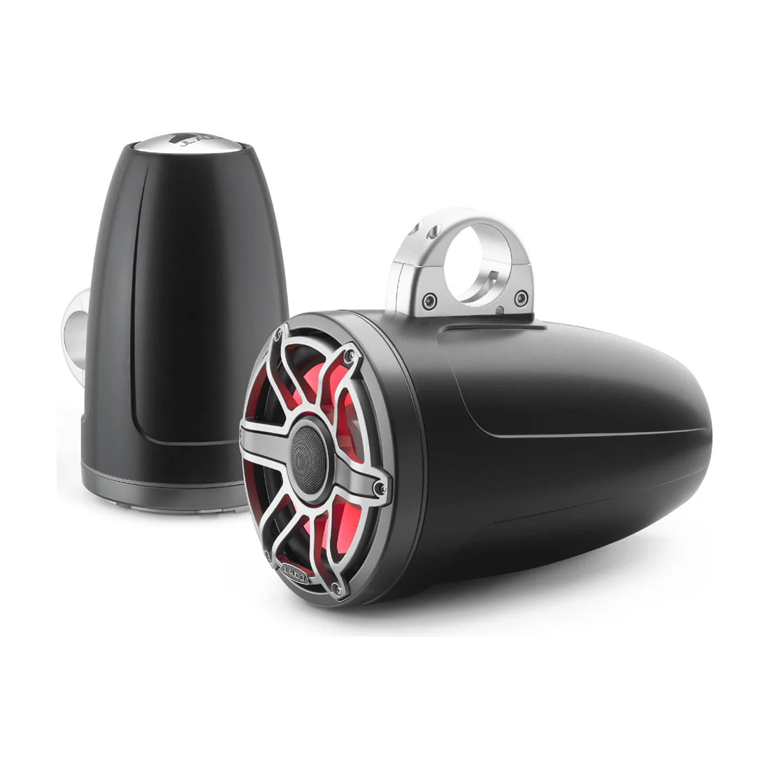 JL Audio M6-880ETXv3-Sb-S-GmTi-i 8.8" 125 Watt 4 Ohm Marine Enclosed Coaxial Speakers - Pair - #93663 (M6880ETXv3SbSGmTii) - Image 3
