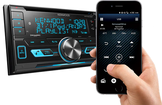 Kenwood DPX505BT 2-DIN CD Receiver with Bluetooth (OPEN BOX) - Image 5