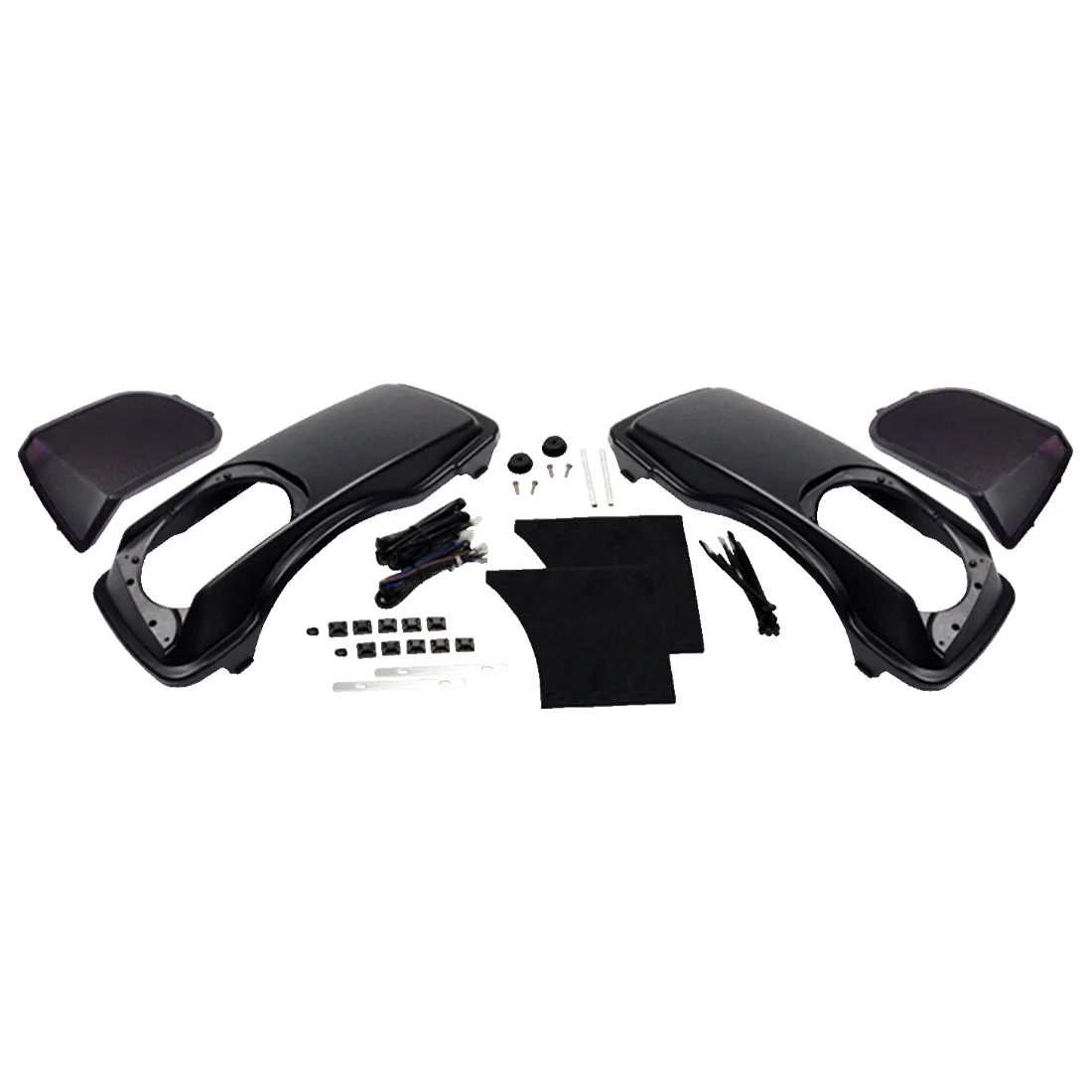 Kenwood eXcelon CA-LID98 6"x9" Saddlebag Replacement Lid Kit for Select Harley Davidson 1998-2013 Motorcycles (speakers not included) (CALID98)