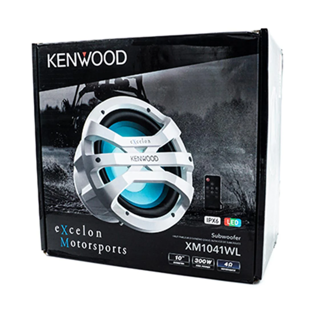 Kenwood eXcelon XM1041 10" 4-Ohm Marine Subwoofer with RBG LED Lighting - Each - Image 25