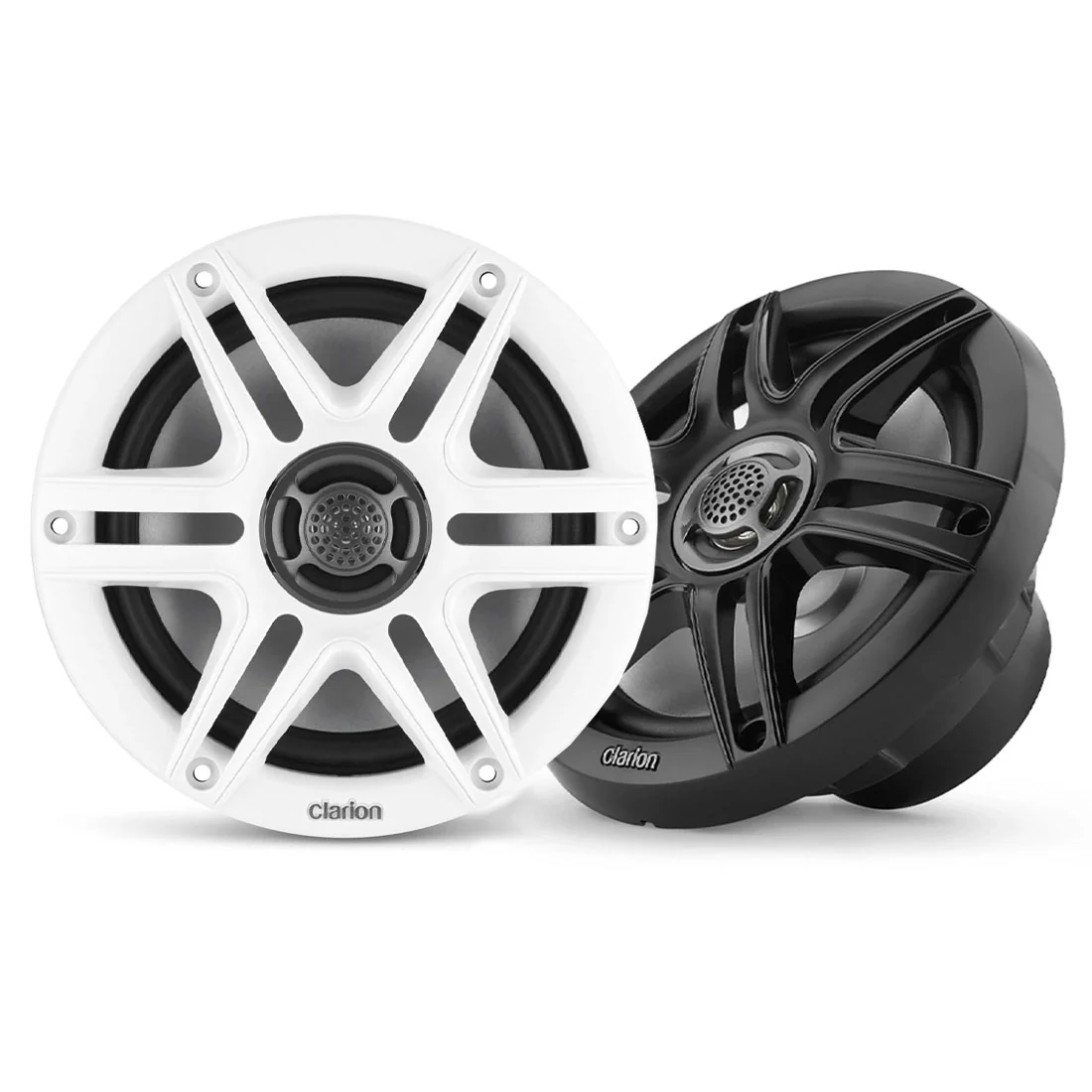 Clarion CMS-651 6.5" 2-way Marine Coaxial Speakers with Grilles (CMS651CWB) - Image 9