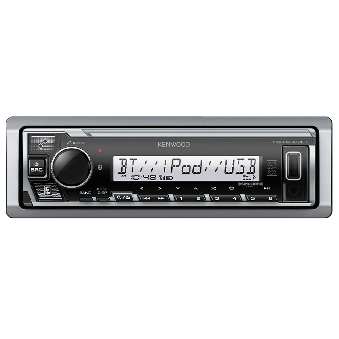 Kenwood KMR-M332BT Marine Digital Media Receiver with Bluetooth (KMRM332BT) - Image 2