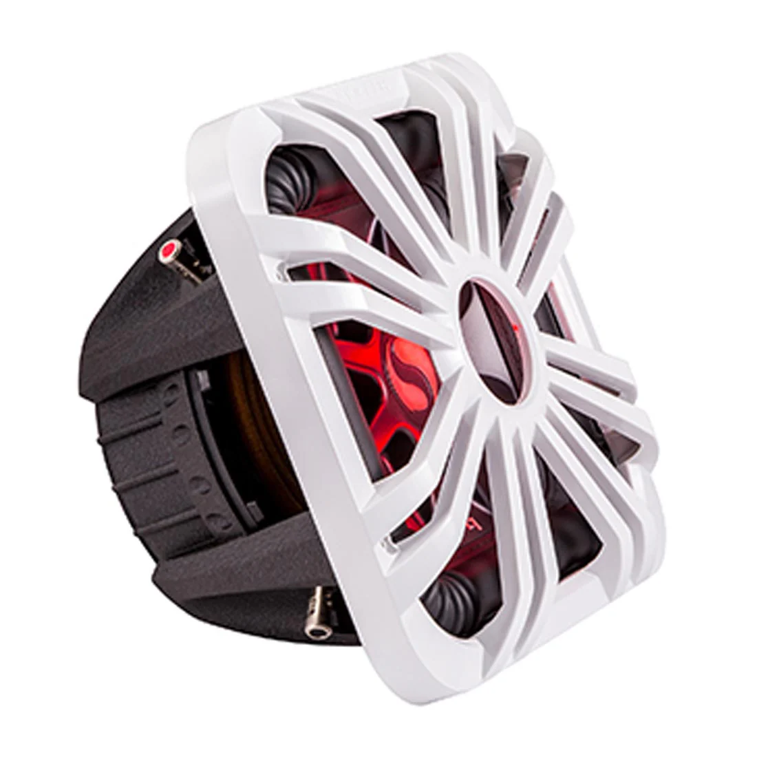Kicker 11L712GLW 12" Square LED Grille for Solo-Baric L7 Subwoofer - White (11L712GLW) - Image 2