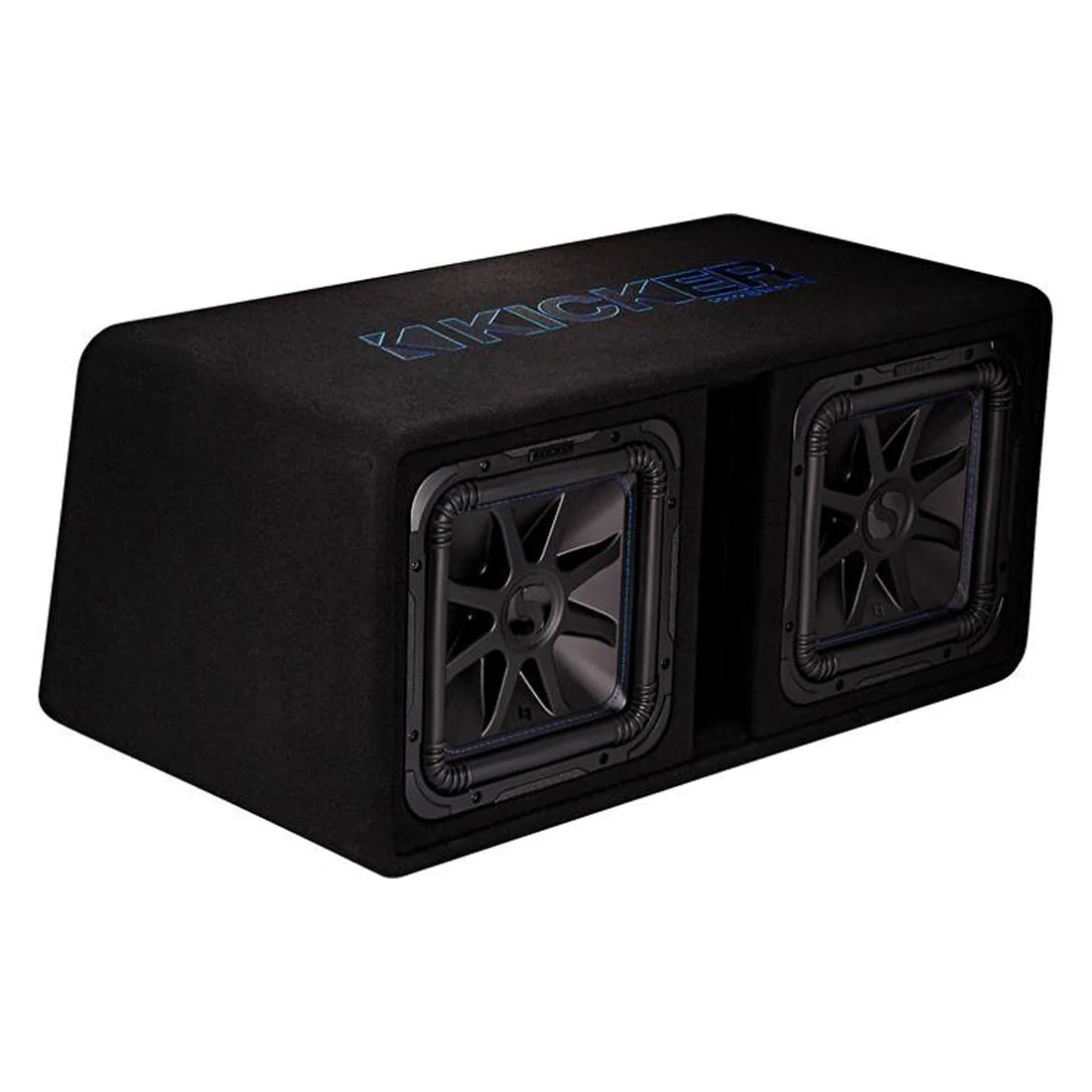 Kicker 44DL7S122 Ported 2-Ohm Enclosure with Dual Solo-Baric L7S Series 12" Subwoofer