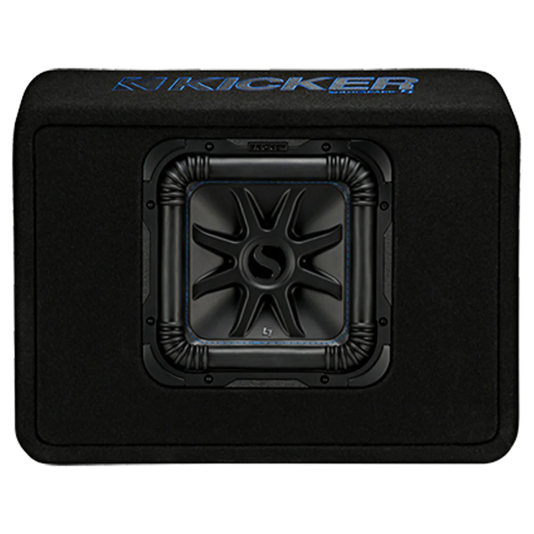 Kicker 44TL7S102 Ported 2-Ohm Enclosure with One Solo-Baric L7S Series 10" Subwoofer (44TL7S102)