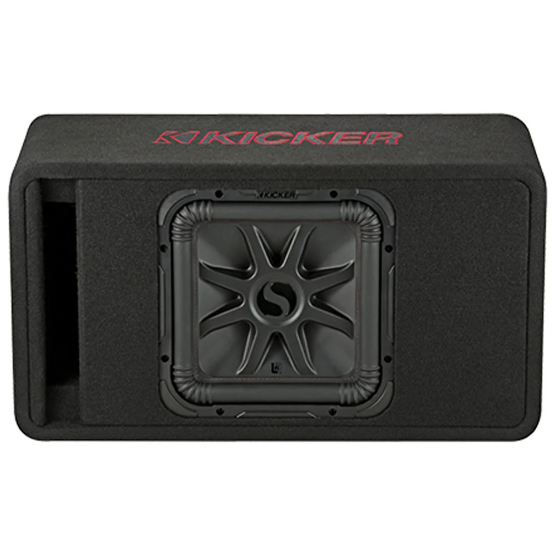 Kicker 45VL7R122 Loaded 2-Ohm Vented Enclosure with Single Solo-Baric L7R 12" Subwoofer (45VL7R122)