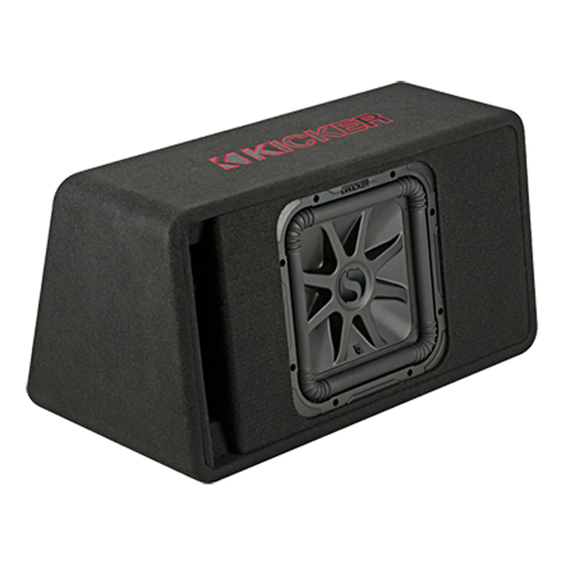 Kicker 45VL7R122 Loaded 2-Ohm Vented Enclosure with Single Solo-Baric L7R 12" Subwoofer (45VL7R122) - Image 2