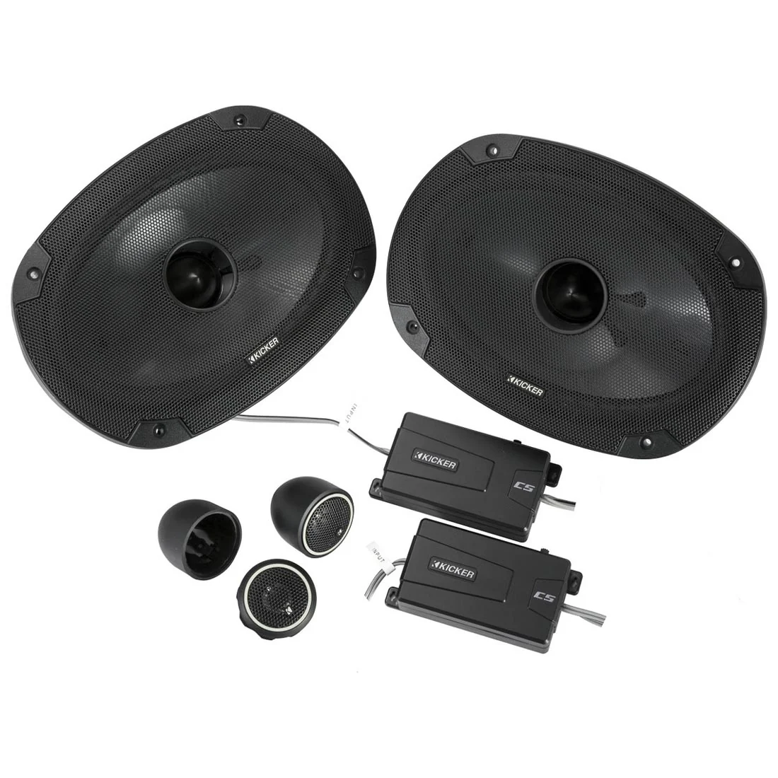 Kicker 46CSS684 CS Series 6"x8" Component Speaker System (46CSS684)