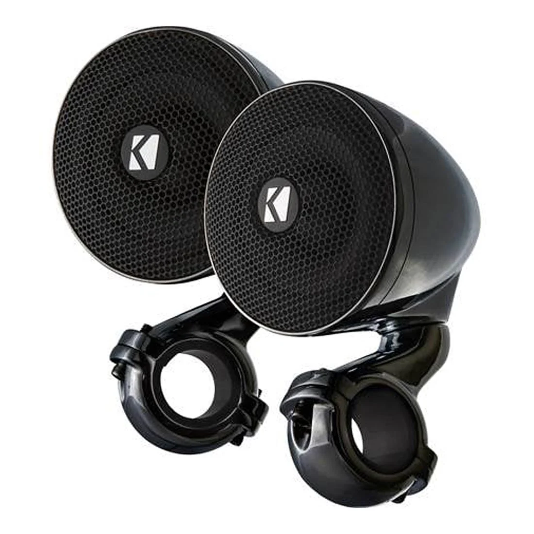 Kicker 47PSMB34 3" Enclosed Mountable 4-Ohm Speaker Pods - Gloss Black (47PSMB34)