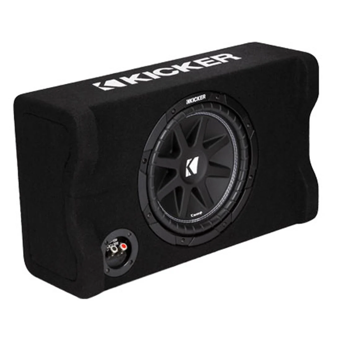 Kicker 48CDF104 Comp Series 10" 4-Ohm Sealed Downward-Firing Loaded Subwoofer Enclosure (48CDF104) - Image 4