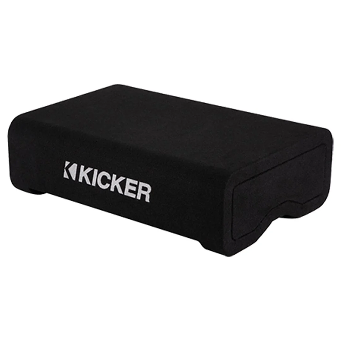 Kicker 48CVTDF122 Sealed Downward-Firing Enclosure with 12" 2-Ohm Shallow-Mount Subwoofer (48CVTDF122) - Image 3