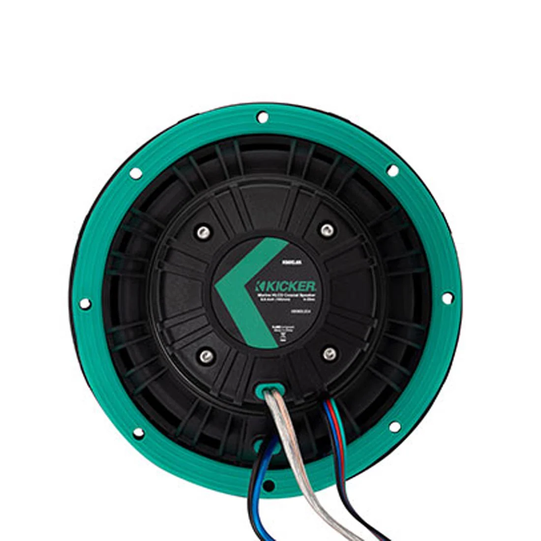 Kicker 48KMXL654 6.5" Coaxial Marine Speakers with White and Charcoal Grilles (48KMXL654) - Image 5